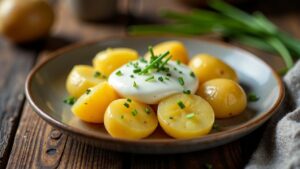 Pellkartoffeln mit Quark