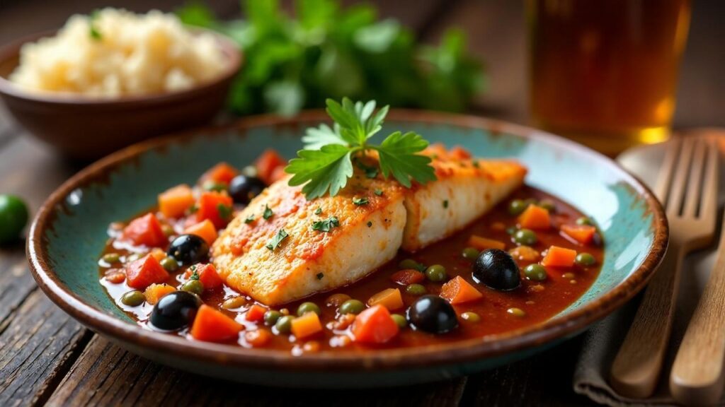 Fisch Mit Tomatensauce