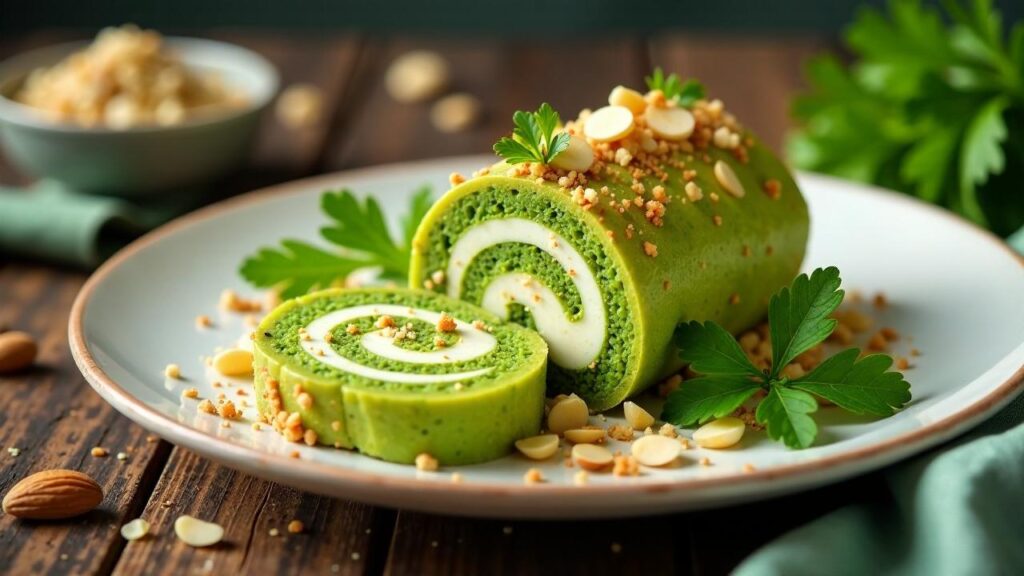 Petersilien-Mandel-Pesto-Roulade [CreaTable] – Rezept für Anfänger und ...