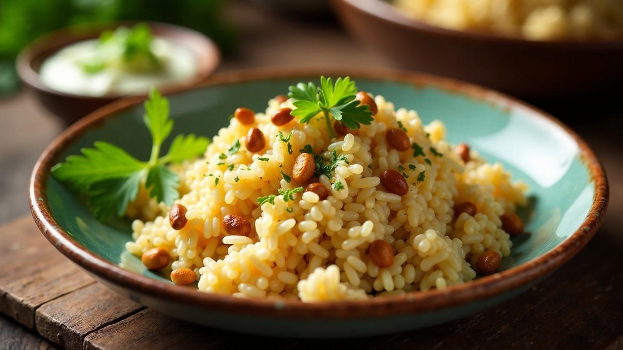 Pilav T rkischer Reis Mit Pinienkernen CreaTable Rezept F r 