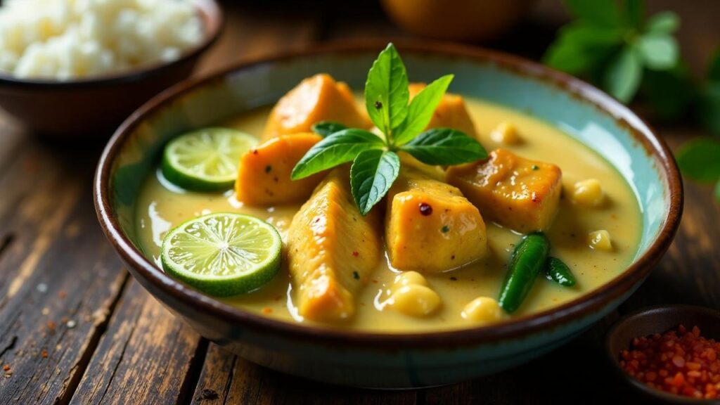 Poulet Fafa: Hähnchen mit Taro-Blättern [CreaTable] – Rezept für ...