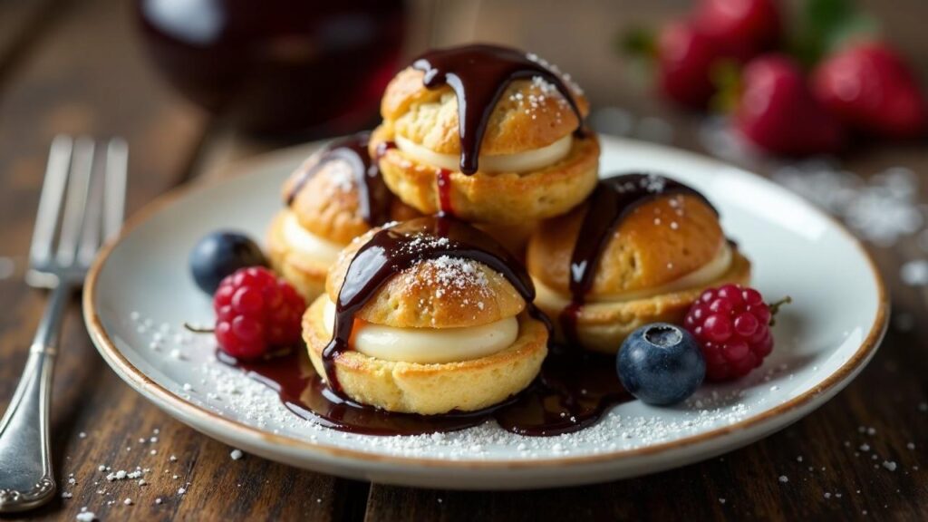 Profiten (kleine gefüllte Windbeutel) [CreaTable] – Rezept für Anfänger ...