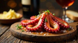 Pulpo a Feira (Markt-Tintenfisch)