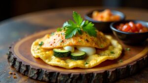 Pupusas de Queso con Flor de Calabaza – Pupusas mit Käse und Kürbisblüten