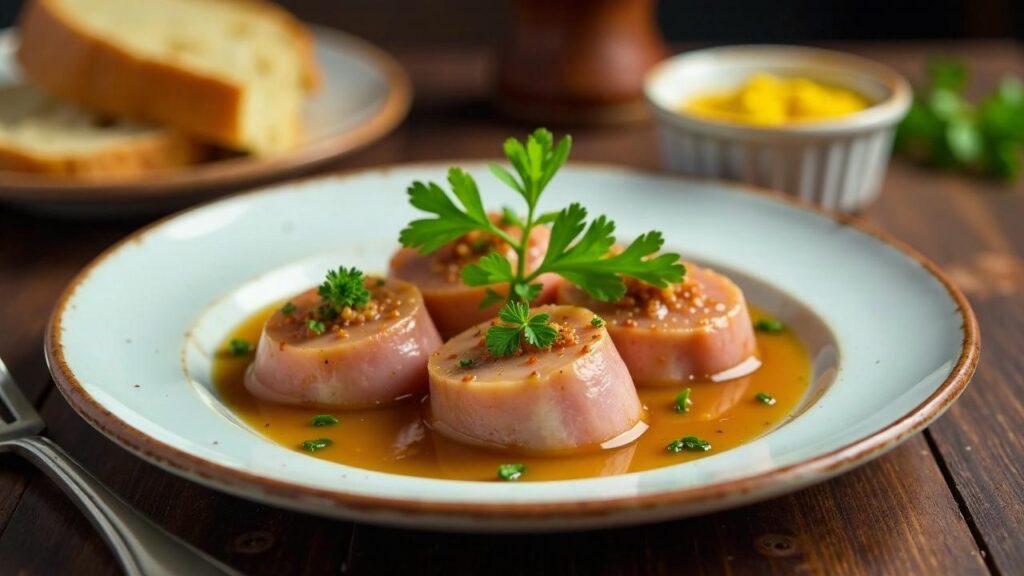 Răcitură de Purcel - Kalte Schweinesuppe [CreaTable] – Rezept für ...