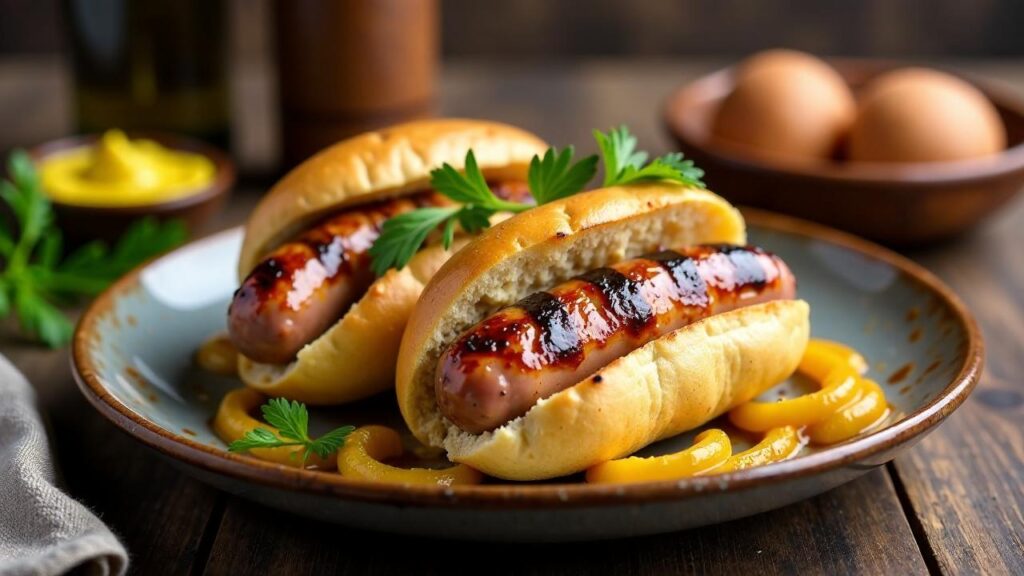 Rheinische Würstchen mit Senf [CreaTable] – Rezept für Anfänger und ...