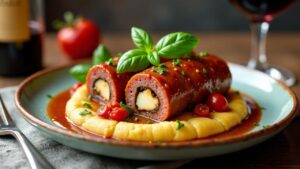 Rinderrouladen auf italienische Art