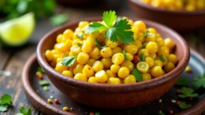 Roasted Corn Chaat – Geröstete Maissstukken mit indischen Gewürzen
