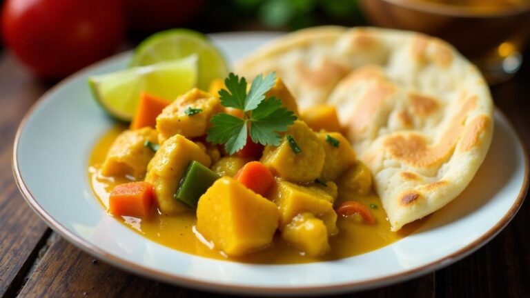 Roti with Jamaican Curry Chicken [CreaTable] – Rezept für Anfänger und ...