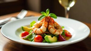 Salade de Langoustines: Hummerkrabben-Salat