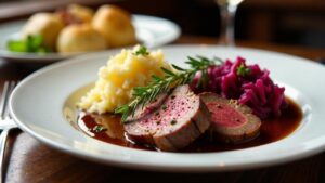 Sauerbraten mit Thymian und Rosmarin