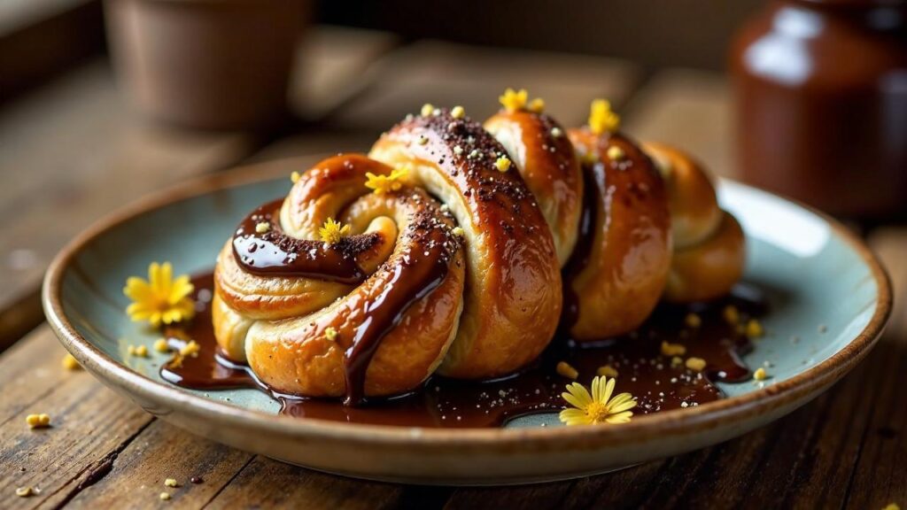 Schokoladen-Erdnussbutter-Kranz [CreaTable] – Rezept für Anfänger und ...