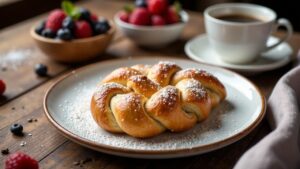 Sächsische Puddingbrezel