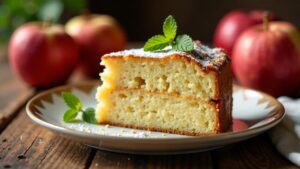 Sächsischer Apfelquarkkuchen