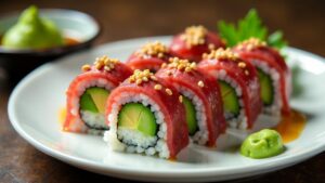Smoked Beef-Sakura Rolls
