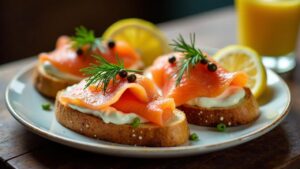 Smoked Salmon on Soda Bread