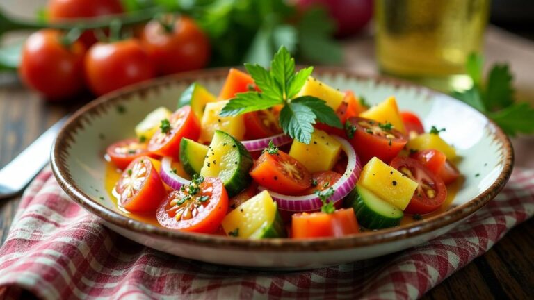 Srpska Salata (serbischer Sommersalat) [CreaTable] – Rezept für ...