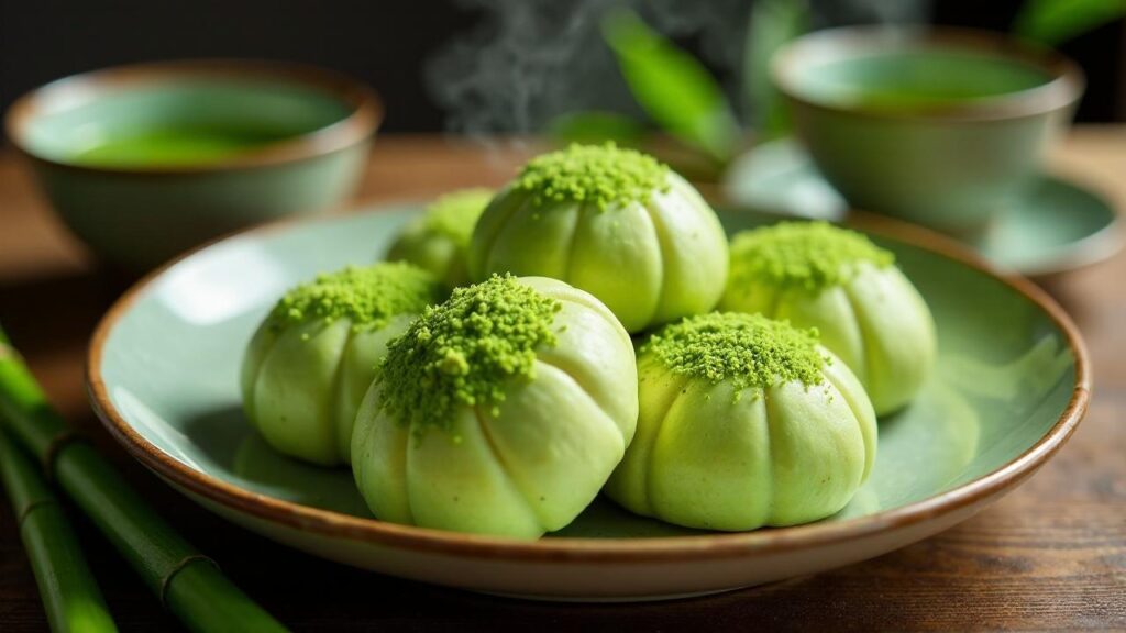 Steamed Matcha Buns [CreaTable] – Rezept für Anfänger und Chefkoch ...