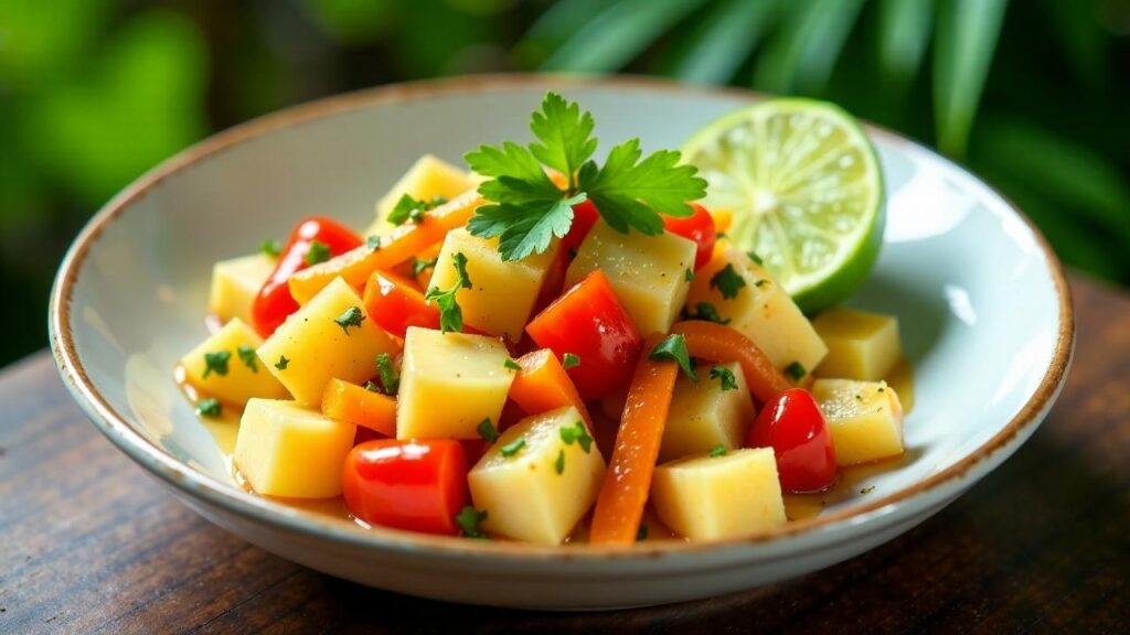 Tropischer Taro-Salat [CreaTable] – Rezept für Anfänger und Chefkoch ...