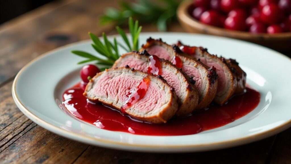 Wildentenbrust mit Preiselbeersauce [CreaTable] – Rezept für Anfänger ...