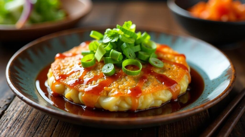 Yamaimo-Okonomiyaki (mit klebriger Kartoffel) [CreaTable] – Rezept für ...