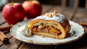 Zimt-Apfelstrudel